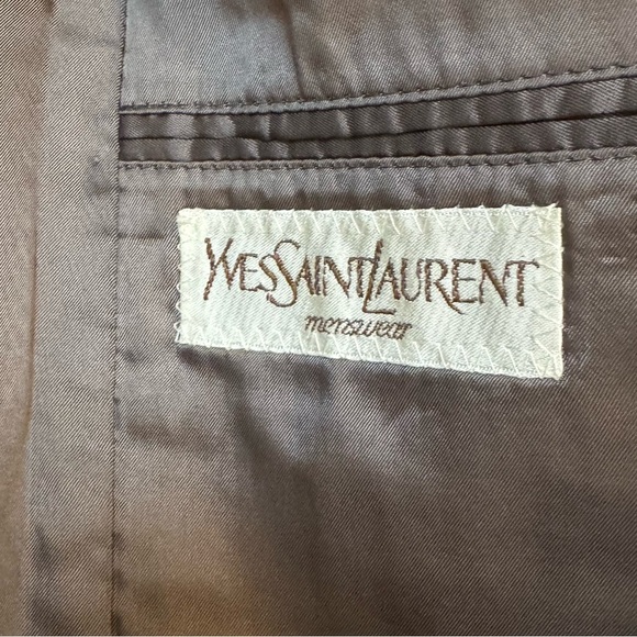 YSL Men’s Wool Grey Blazer - Picture 4 of 10